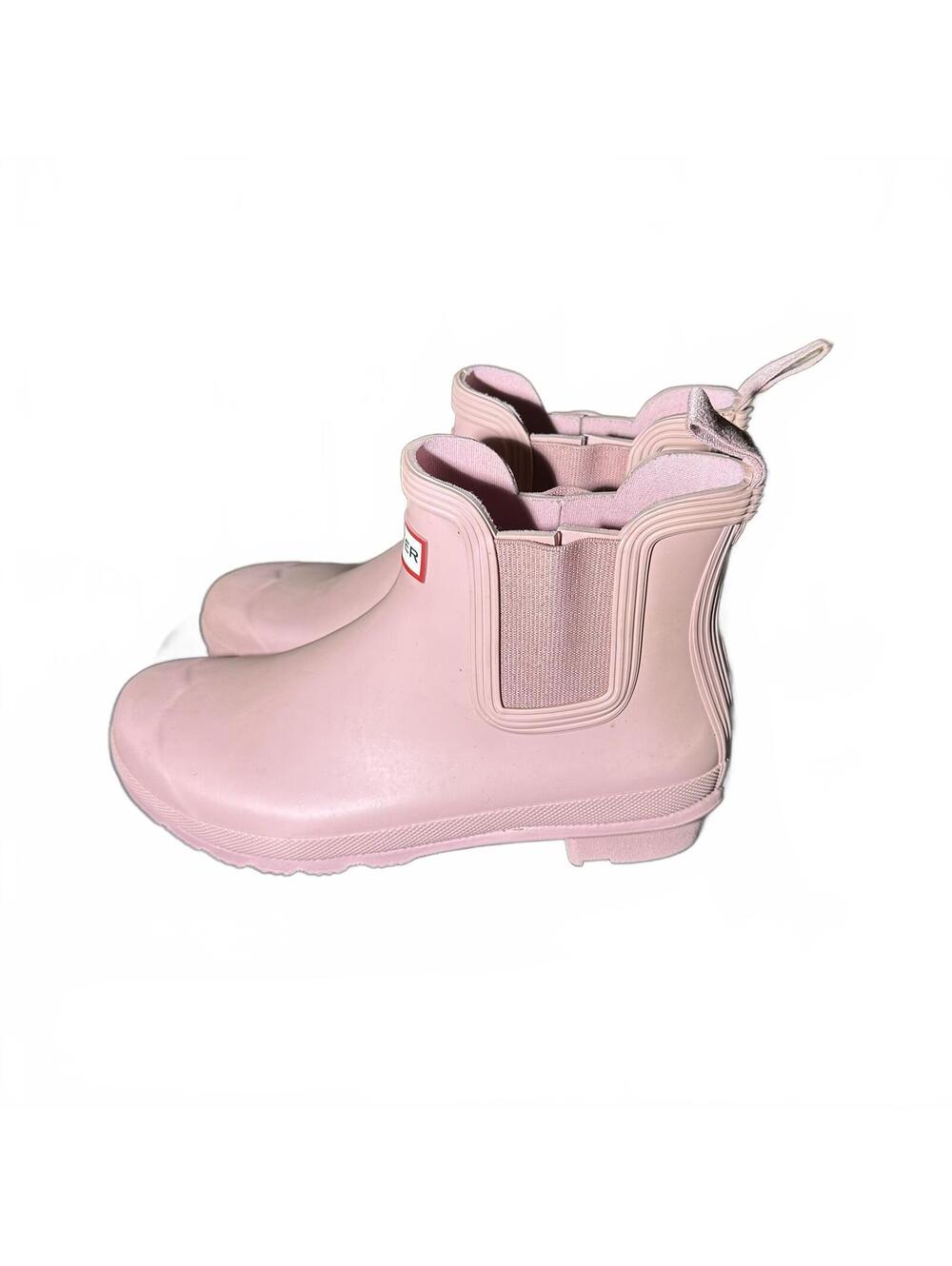 HUNTER Women's Original Chelsea Rain Boot Pink Size 8